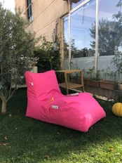 Pink Pupelių maišas Daybed - Rožinė kaina