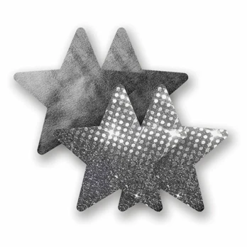 Bristols 6 Nippies Solid Nightfever Star Designer Lingerie Covers, Size B