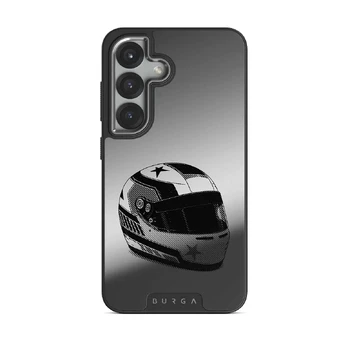 Pit Stop - Samsung Galaxy S25 Plus Case, Elite Mirror Dark (Magnetic) / Silver