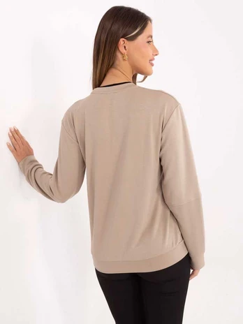 Relevance Bluza-RV-BL-A929.00-smėlio spalva