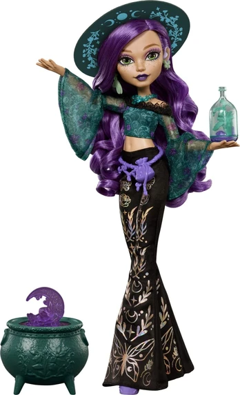 Mattel MONSTER HIGH MOONSPELL MAGIC lėlė Willow - gamtos kerėtoja (JMB92)