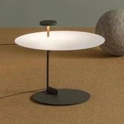 Vibia Flat LED grindų lempa 43 cm balta, reguliuojamo ryškumo
