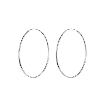 Dideli apskriti auskarai, 60 mm / 2,4 colio