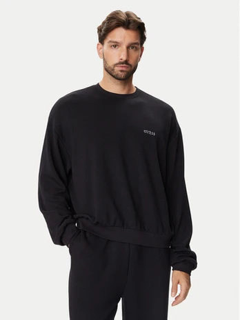 Guess Džemperis U6BQ01 K5424 Juoda Regular Fit