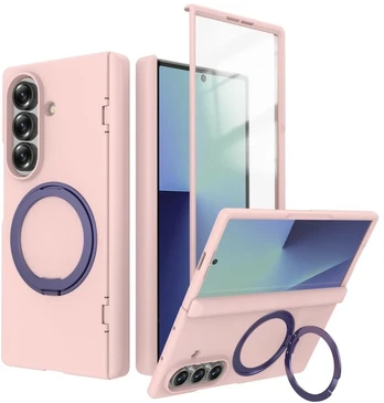 Dėklas Beline Hinge 360 do Samsung Galaxy Z Fold8 rožinė