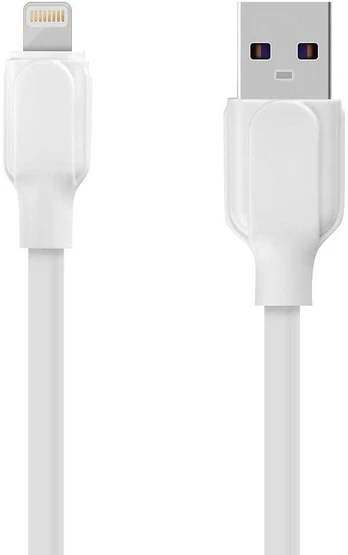 OBAL:ME Paprastas USB-A/žaibo kabelis 1m Baltas