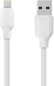 OBAL:ME Paprastas USB-A/žaibo kabelis 1m Baltas kaina