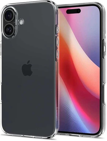 Dėklas Spigen Crystal Flex, crystal clear - iPhone 6.1" 2024