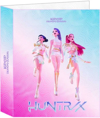 Safta Demon Hunters Kpop 4-ring binder