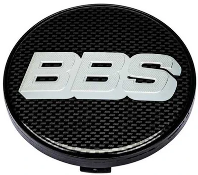 BBS centerkapsel ø 56 mm sølv/sort