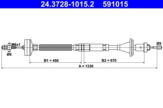 Sankabos trosas ATE 24.3728-1015.2