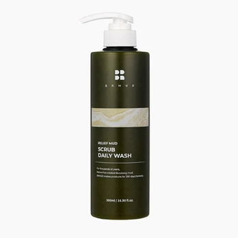 BRMUD RELIEF MUD SCRUB DAILY kūno prausiklis, 500 ml