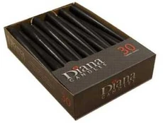 Multi Antiklys Ø22x245 mm Brændetid 7.5 timer Sort,4 pk x 30 stk/krt