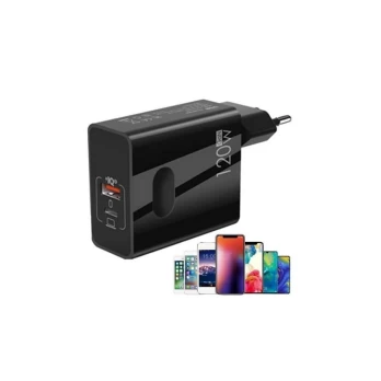 Įkroviklis GAN max 2 jungčių - 120W