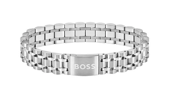 Hugo Boss Elegantiška plieno apyrankė vyrams Owan 1580644