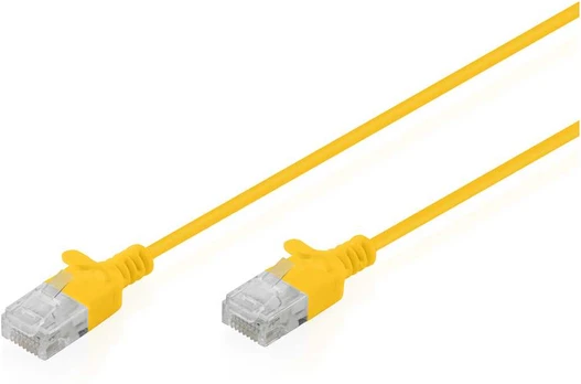 Digitus CAT 6 U-UTP Slim Patchkabel, 5 m, Geltona