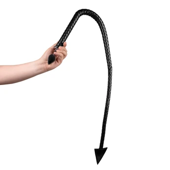Ouch By Shots Metal Anal Plug Devil's Tail - Juodas