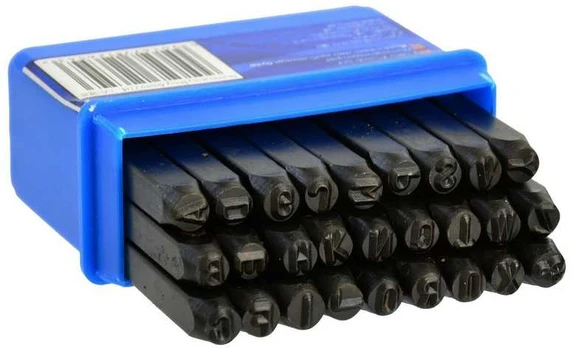 Geko Numeratory litery 4mm/27el. (50)
