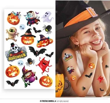 Fiesta Halloween tatoveringer 2