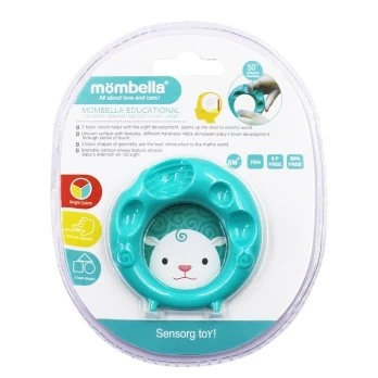 MOMBELLA kramtukas SHEEP, mėlyna, 6 mėn+, P8072-3