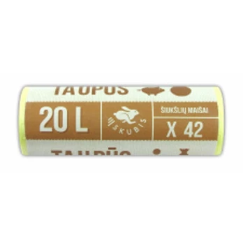 Maišai šiukšlėms SKUBIS MAXECO 20L, 42 vnt.