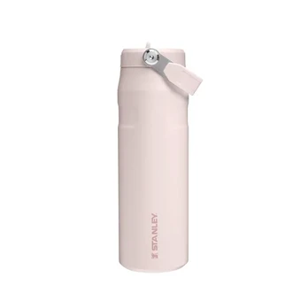 Termogertuvė STANLEY Bottle Flip Straw, rožinės sp., 0,7 l