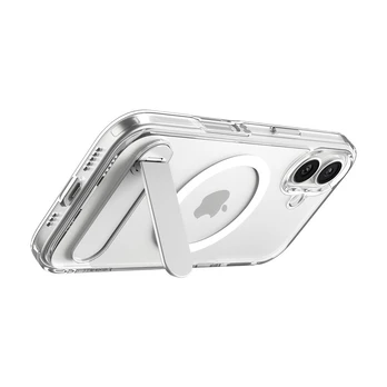 Dėklas Spigen Ultra Hybrid 'S' MagSafe Case for iPhone 17 - Clear and Baltas