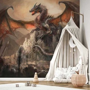 Artgeist Fototapetas - Dragon castle