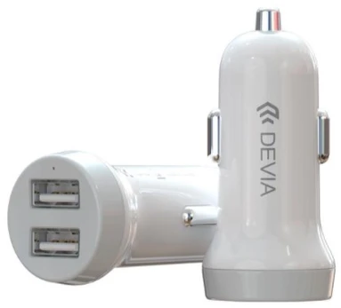 Automobilinis kroviklis Devia Smart series Lightning, 2xUSB, 5V3.1A