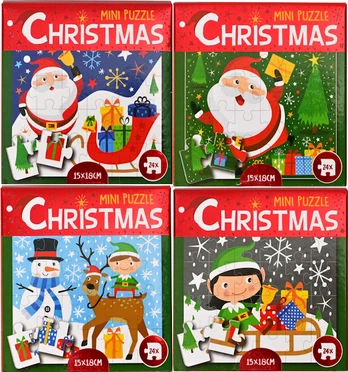 XMAS Mini Puzzle Asst. (24 pcs.) (1318)