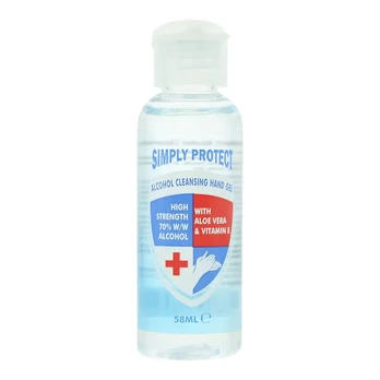 Simply Protect, Simply Protect, Alcohol, Anti-Bacterial, Hand Gel, 58 ml