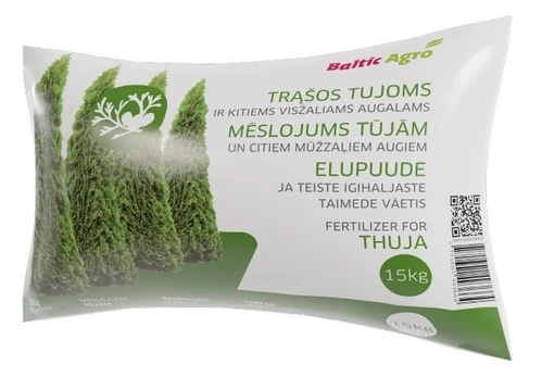 Trąšos tujoms, 15 kg