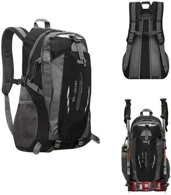 NC1749 TOURIST BACKPACK Juodas VALLEY 40L NILS CAMP