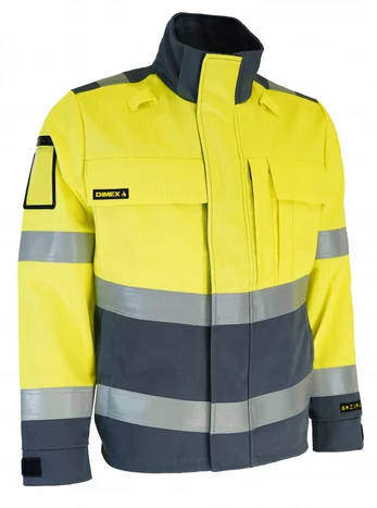Welding/ electrician jacket Multi 6446 CL2, yellow M, Dimex