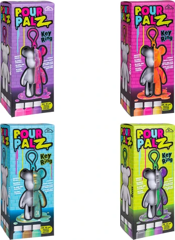 Pour Palz - DIY Paint Bear Keyring (33130154)