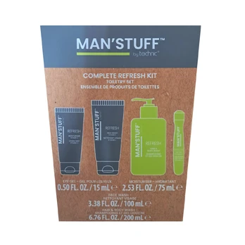 MAN'STUFF BY TECHNIC COMPLETE REFRESH vyrų kosmetikos rinkinys