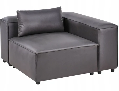 Sofa Beliani Kampinis modulis BRANDE simetriškas juodas