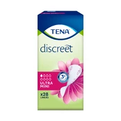TENA įklotai DISCREET ULTRA MINI, 28 vnt. kaina