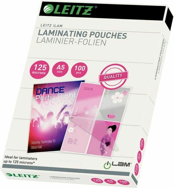 Leitz iLAM A5-laminointitasku, 125mic/100kpl