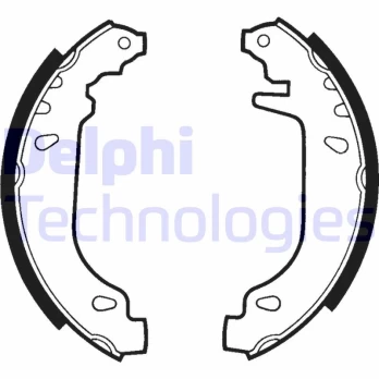 Stabdžių trinkelių komplektas DELPHI LS1404