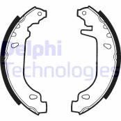 Stabdžių trinkelių komplektas DELPHI LS1404 kaina