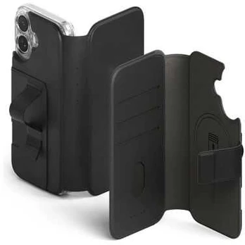 Ringke iPhone 17 Case Folio Grip Wallet Magnetic Juodas