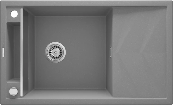 1-bowl magnetic granite sink with drainer