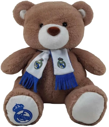 Cyp Brands Real Madrid bear scarf plush toy 32cm