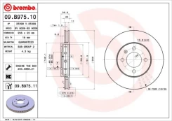 Stabdžių diskas BREMBO 09.B975.11 kaina