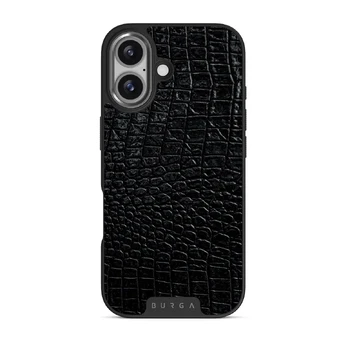 Reaper's Touch - Snakeskin iPhone 17 Case, Elite Dark (MagSafe) / Gunmetal