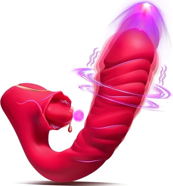 Klitorinis vibratorius 3in1