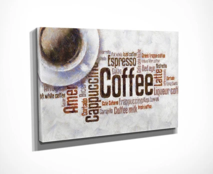 Reprodukcija ant drobės Coffee
