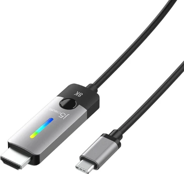 J5CREATE J5Sukurkite USB-C Į HDMI 2.1 8K KABELĮ/