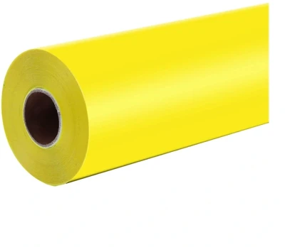 HTVRONT Matte Self-Adhesive Film, 30.5 cm x 180 cm (Lemon Yellow)